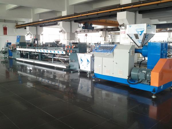 Quality Blue Color Plastic Strap Making Machine Pp Strap Production Line 50-80kg/Hr Capacity for sale