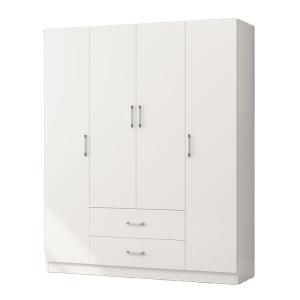 China E1 grade Wooden Modern Wardrobe Cabinet Clothes Closet With Drawer wholesale