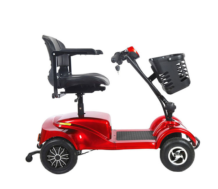 200W 500W Elderly Mobility Scooter 4 Wheel For Disabled