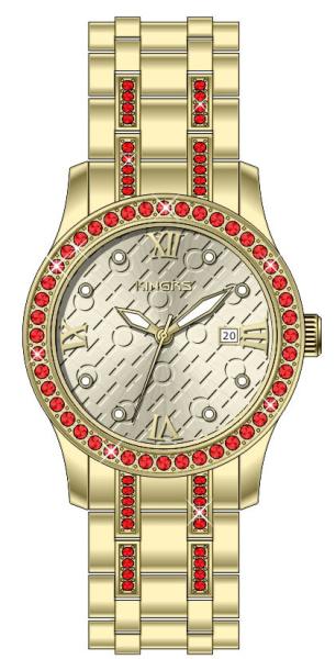 Diamond on bezel 30.0mm round all stainless steel watches for ladies ,ladies