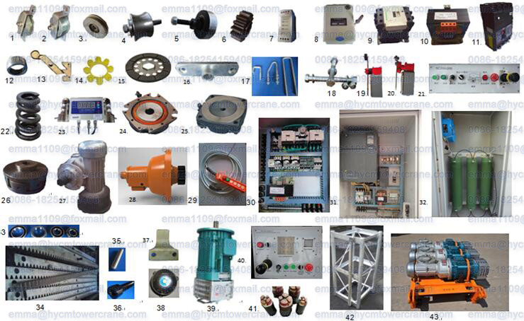 Rack And Pinion Construction Elevator Parts Motor With Magnetic Brake