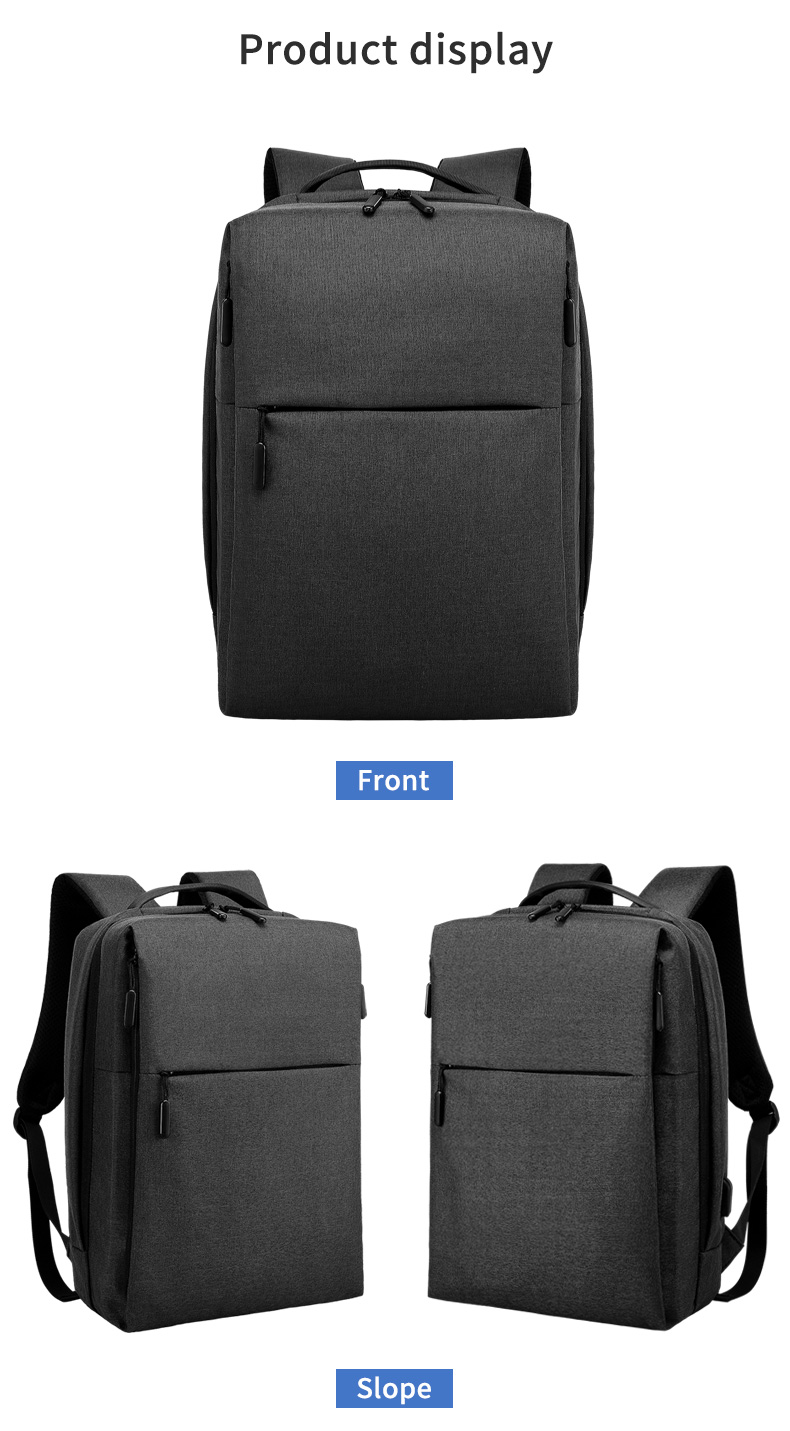 Factory high quality new men's backpack custom logo large capacity waterproof anti theft business Laptop Backpack
