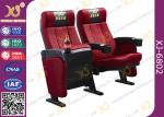 Ergonomic Steel Frame Powder Coated Cinema Theater Chairs With Cupholder