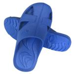 SPU ESD Antistatic 4 Hole Footwear Slipper Cleanroom White Black Blue