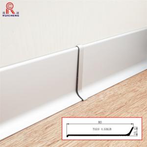China 6063 Aluminum Skirting Board Anticorrosion 8.5mm Height OEM Available wholesale