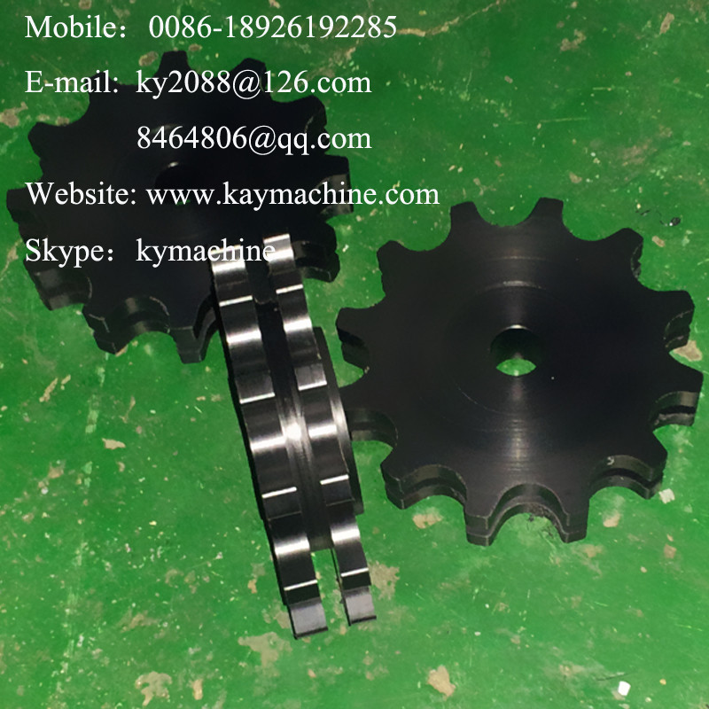 UHMW gears and sprockets PE1000 sprockets double plastic sprocket chain wheel for gravity conveyor roller manufacturer