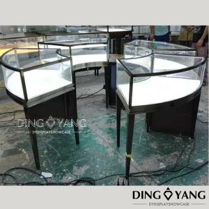 China Custom Lockable D2100XH960MM Jewelry Display Cases wholesale