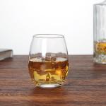 Round Drinking 12 Ounces 34cl Stemless Wine Glass