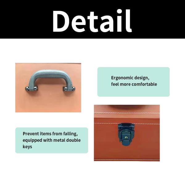 Professional Waterproof Makeup Travel Case Organizer with Spaced Compartments and Adjustable Dividers