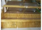 Convenient Store Wooden Retail Display Stand / Wooden Display Shelf