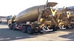 380HP Concrete Mixer Truck SHACMAN X3000 8x4 Concrete Mixer Vehicle Gold