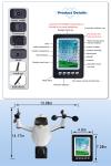 Professional Small Wireless Weather Station 5 In 1