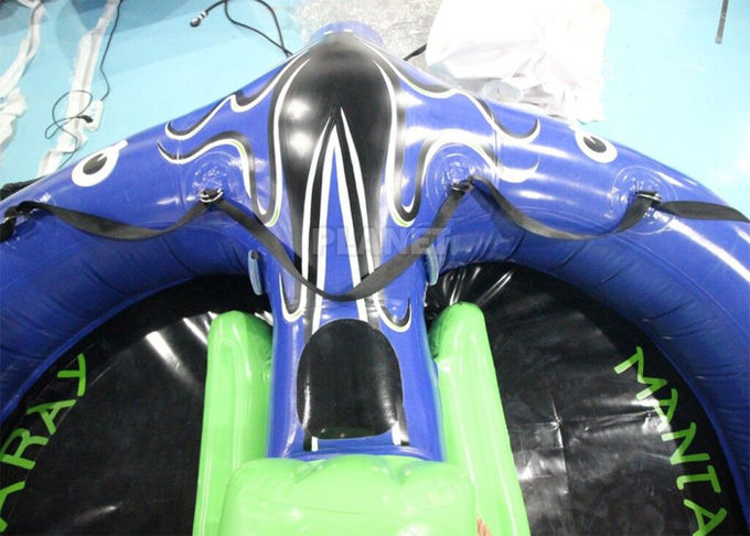 ASTM 0.9mm PVC Inflatable Towable Tube For Two People
