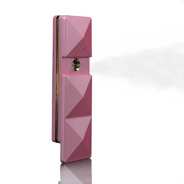 White / Pink Nano Handy Mist Spray , Nano Mister For Eyelash Extensions
