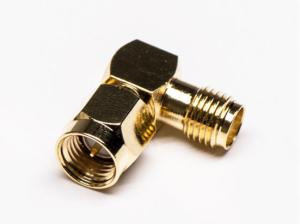 China Right Angle Male to Female RF Coaxial Connector , SMA Coaxial Cable Fittings wholesale