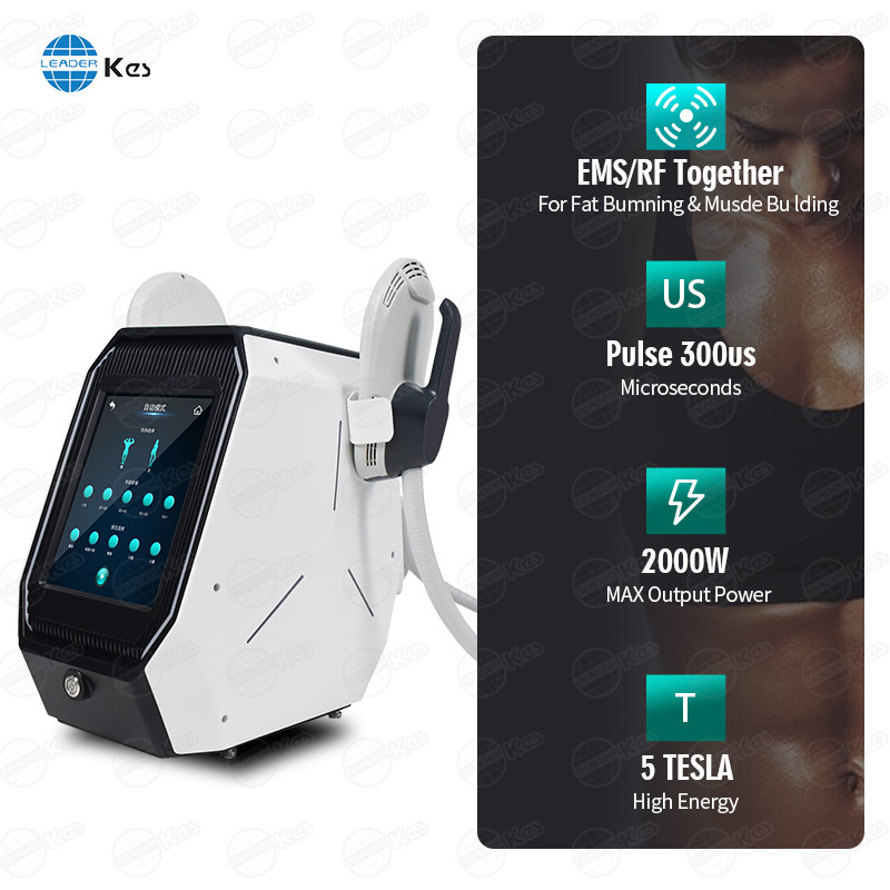 Electromagnetic Wave Energy Muscle Sculpting Machine Strengthening Burn Fat