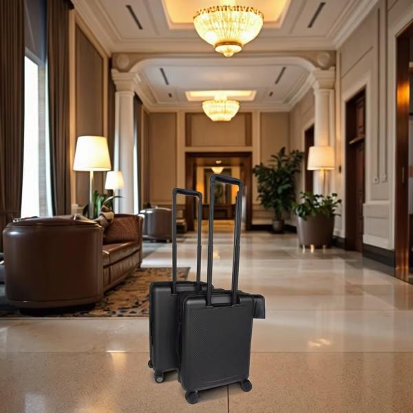 Durable Large Capacity Student Luggage 20 Inch Multifunctional Zipper Trolley Case with ABS PC Main Material and Luxury Style