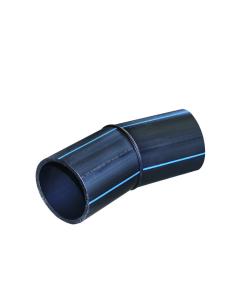 China DN125-DN1200 PE80 PE100 PE Fabricated 22.5 Degree Elbow Fittings wholesale
