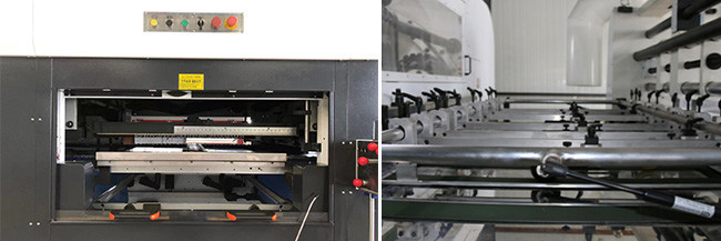 7500pcs/H Flatbed Carton Box Die Cutting Machine 1060mm High Speed