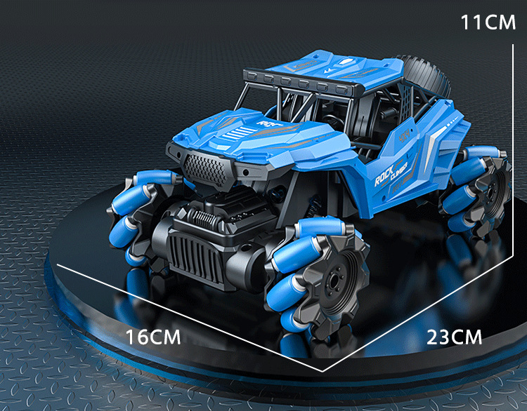 Rotary Charging Remote Control Car for Children's Electric Toy 4WD Off Road Vehicle