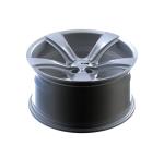 Silver 20 Inch Monoblock Wheels 2 Piece Forged Wheels For Cars