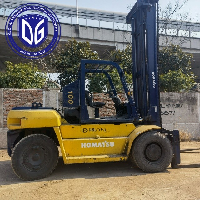 Origin Japan 10ton Used Komatsu Forklift Komatsu 10Ton Secondhand Komatsu Forklift 10Ton