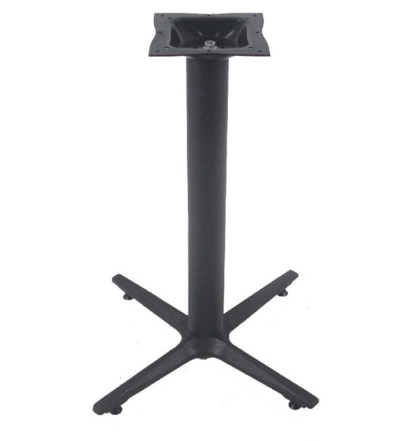 Item 2902 Metal Dining Table legs Flat Self Stabilizing Cast Iron Table X Base