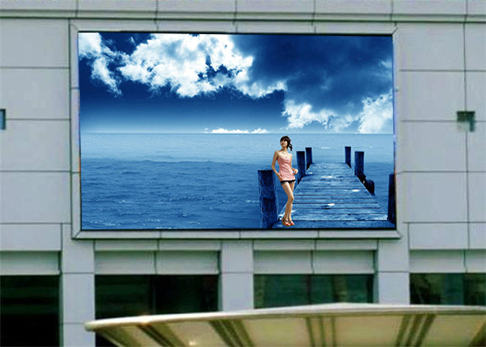 P8mm Outdoor Fixed LED Display Exterior Led Display Super Wide Viewing Angle