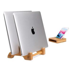 China Portable Adjustable Bamboo Laptop Stand Vertical Personalised wholesale
