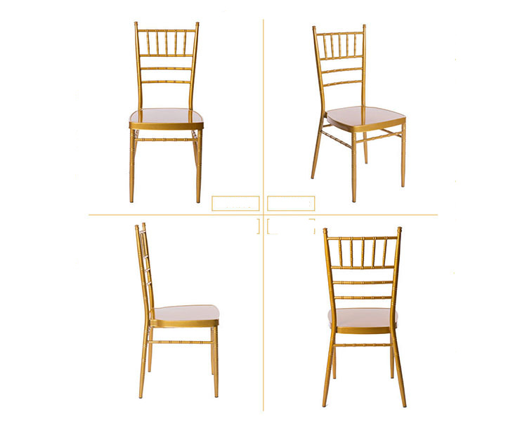 Luxury Plastic Stackable Chairs Northern Europe Style For Outdoor Wedding