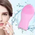 5V Facial Massager Electric Facial Cleanser Pink With FCC