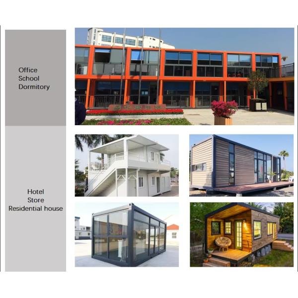 Detachable 20ft 40ft Container House Modular Detach Container Home Portable Prefabricated