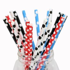 China Decorative Wedding Party Paper Straws Cute Beverage Paper Drinking Straws wholesale