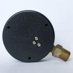 800 KPa 100mm Black Steel Plastic Pressure Gauge