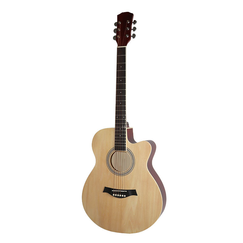 China Guitars for Sale 6 String 38 inch Acoustic Guitar 40" Advancing Student Cutaway Acoustic Electric Guitar(AF238CE)