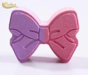 China Bowknot Shaped Custom Bath Bombs 120g With SLS Free Natural Ingredients wholesale