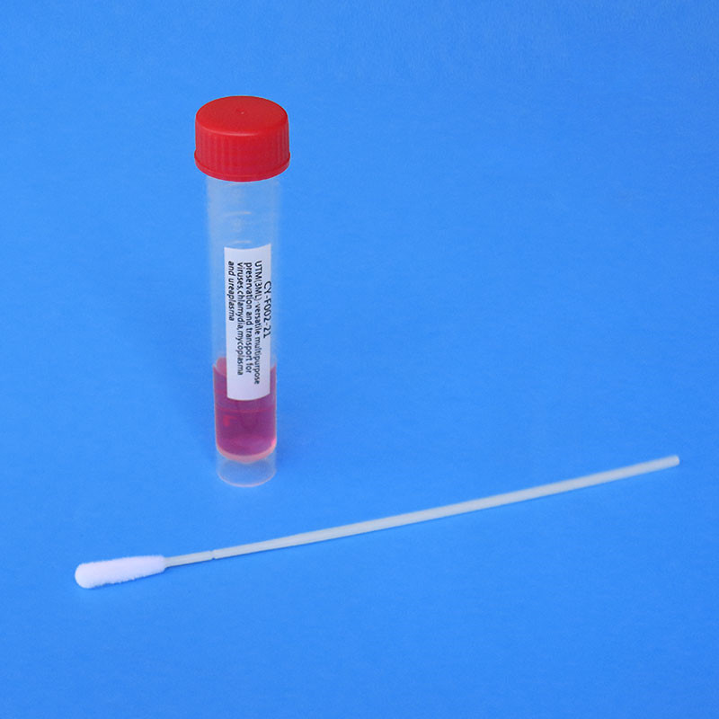 Disposable Viral Transport Medium Red Color With RNA / DNA Preservation Solution