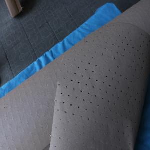 China Triangular Perforated Kraft Paper Cover 120gsm Brown Packaging Roll wholesale
