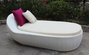 China Outdoor rattan chaise lounger-16201 wholesale