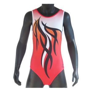 China 2020 Design Sleeveless Gymnastics Leotards , Sublimation Gymnastics Competition Leotards wholesale