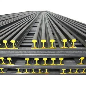 China 6-12M Length Light Steel Rail For Mine Wagon Rail Track Construction wholesale