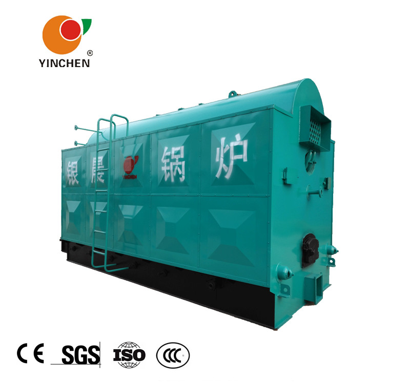 Yinchen DZH Series Fire and Water Tube Coal Wood Pellet Steam Boiler for Textile Industry