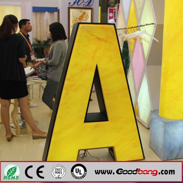 Anti-wind strong sound thin vacuum hotsale alphabet letter led signage,flexible