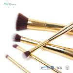 5pcs Gold Double Side ISO9001 Makeup Brush Gift Set