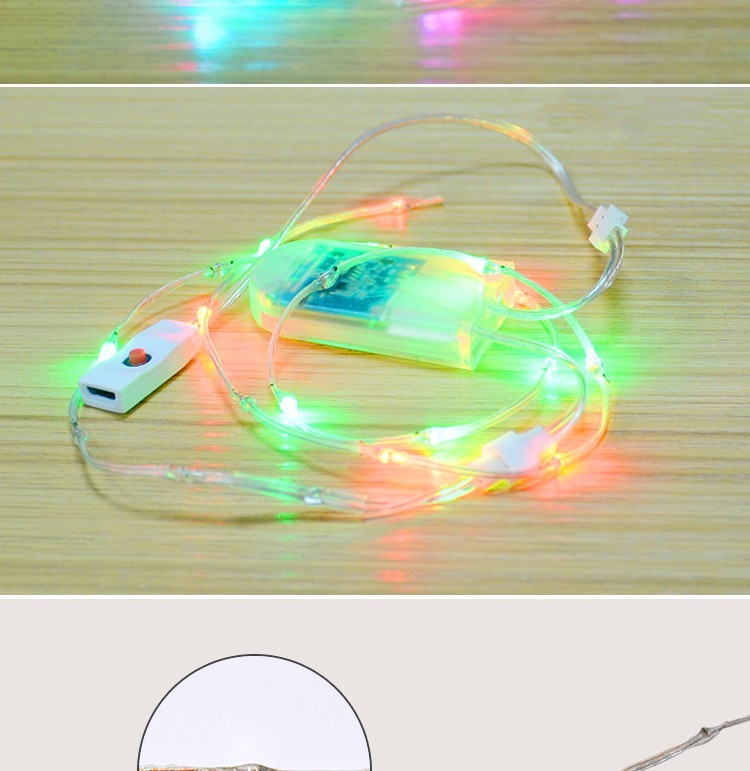 Colorful RGB Rechargeable LED Light Strips For Shoes OEM/ODM
