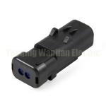 776428-1 Male Black Receptacle Waterproof Auto Connector 2 Pin