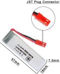 NCM Rechargeable Li Ion Polymer Battery Pack 3.7V 500mAh Lipo Battery
