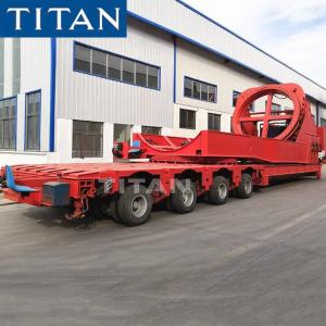 China 4 Line 8 Axle Windmill Rotor Blade Transport Trailer for Sale wholesale