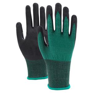 China A2 Cut-Resistant Abrasion-Resistant Safety Gloves Lightweight Flexible Fit Sandy Nitrile Coating wholesale