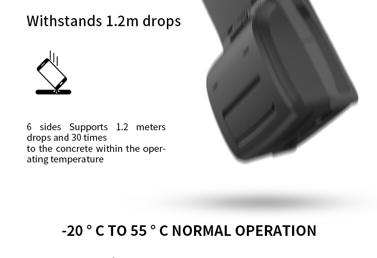 Waterproof Android Handheld PDA Sticker Label Printer Device For Express Logistics Shipping Label Printing